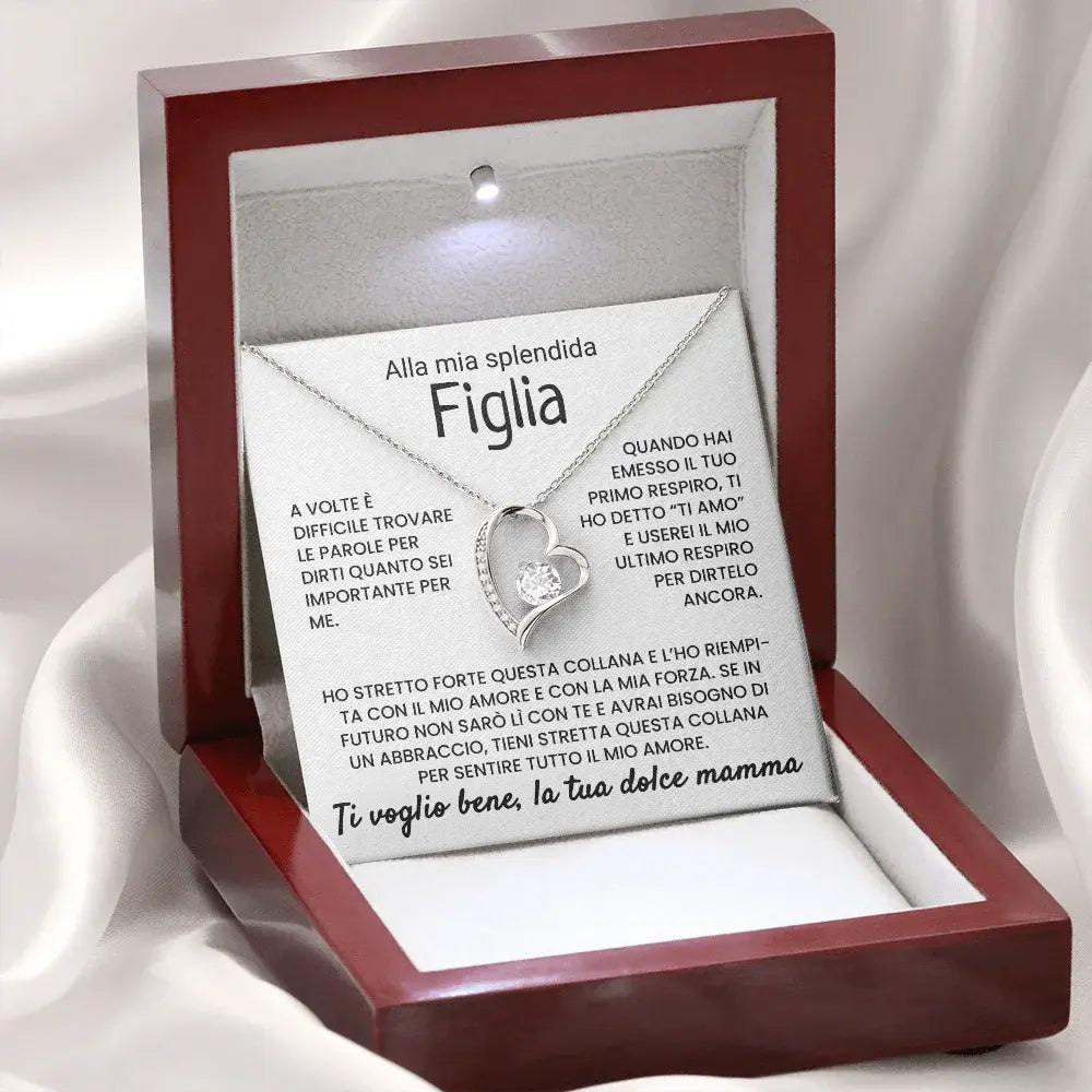 Lady™ Collana Luxury con Ciondolo per Mamma, Figlia e Compagna